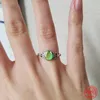 925 Silver Oval Mood Termeating Ring Ring for Women Charm Wedding Jewelry Gifts L230704