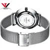 Inne zegarki Nibosi Men S Watch Ultra cienki moda prosta biznes mężczyzn kwarcowy Relogio męski męski zegar pasek 230714