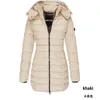 Меховое осенне-зимнее корейское новое женское пальто с капюшоном и длинными рукавами, модное тонкое однотонное хлопковое пальто средней длины, теплая пуховая хлопковая куртка