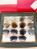Männer Sonnenbrille für Frauen Neueste Mode -Sonnenbrille Männer Sonnenbrille Gafas de Sol Glass UV400 Objektiv mit zufälliger Matching Box 0423s