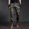 Männer Hosen Mode Hohe Qualität Schlank Militärische Camouflage Casual Taktische Cargo Hosen Streetwear Harajuku Jogger Männer Kleidung Hosen J230714