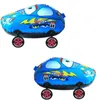 Cartoon Red Blue Car Walking Balloon Uppblåsbar folie Helium Air Balloons Christmas Party Classic Toys