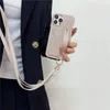 豪華なクロスボディリストバンドリチーパターンVogue Phone Case for iPhone 14 13 12 11 Pro Max Samsung Galaxy S23 Ultra S22 Plus S23Fe Lanyard Card Slot Leather Wallet Shell