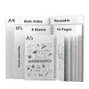 Notepads Portable A5 Office Notebook with Waterproof Reusable Double Sided Pages Planner Markers for Whiteboard 230713