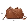 Boteega Women's Square Soft Luxury Bags Venata Bag Woven Class Classic Leather Loop Fashion Single Girl Shoulder Diagonal Cross Hand 3fnr