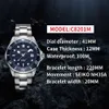 Altri orologi CADISEN Diver Water Ghost Luxury Sapphire Crystal Blue Uomo Automatico Meccanico Lunetta in ceramica 10Bar Luminoso Datario 230714