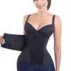 Intimo modellante da donna Tipo appiccicoso Clessidra Sauna Cintura per il sudore Allenamento Vita Allenatore Camicia a compressione Cinture ombelico Corsetto Top Shapewear Fajas