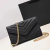 5A Luxury Designer Woman's Bag Handbag Shoulder Bags Genuine Leather Original Box Messenger Purse Chain with card holder slot clutch Bags