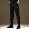 Pantalon homme Cargo hommes Vintage mode homme Hip Hop noir gris droit ample Joggers faisceau pieds pantalons de survêtement salopette d'affaires