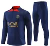 2023 2024 Paris Tracksuits Training Suit Chandal 22 23 24 Es Mbappe Kits Survetement Foot Tuta Jacket Retro Futbol Soccer Tracksuit Football _Soccer Sets Jacket