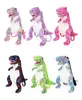 Printemps mode populaire dinosaure coloré en peluche sac à dos personnalisé Tyrannosaurus Rex dessin animé cartable pour enfants