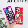 Cute 3D Fruity Skittles Candy and Takis Lime Chips Snacks Phone Case For iPhone 14 13 12 Mini 11 Pro XS Max X XR Soft Back Cover L230619