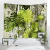 Tapestries Mandala Boho Wall Decor Tapestry Home Decor Tapestry Tropical Rainforest Plant Background Decorative Tapestry R230713