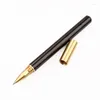 Vintage Wood Body Ballpoint Pen Ball Pens Brass Roller Metal Stationery School Supplies Learning Tools