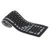 Keyboards Portable Soft Keyboard 107 Key Usb Wireless Sile Roll Up Flexible Waterproof Folding Pocket Type For Pc Laptop Drop Delive Dhacz