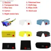 Sunglasses 5 Lens UV400 Bicycle Sunglasses TR90 Sports Bicycle Glasses MTB Mountain Bicycle Fishing Hiking Travel Glasses Z230726