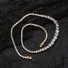 Hip Hop Big Small Tennis Chain Necklace Bracelet Jewelry Set for Men Women Gift