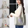 Shopping Bags Bag Foldable Student Canvas Shoulder Dog Printed Ladies Shopper Travel Tote Work Handbag Organizer