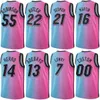 Print Men Youth Basketball Jaime Jaquez Jr Jersey 11 Josh Richardson Jimmy Butler 22 Bam Adebayo 13 Caleb Martin 16 Kevin Love Kyle Lowry Tyler Herro Duncan Robinson