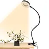 Lampes de table Clip de bureau sur la lumière Protection des yeux Col de cygne Livre 48 LED Puces de lecture 10 Modes d'éclairage Rotatif à 360 degrés pour le lit