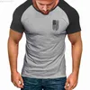 T-shirt da uomo Simple Apparel Mens Summer Fashion Casual Fasten 3D Digital Back Stampa T-shirt T-shirt Uomo grande e alto Vino T-shirt Uomo L230713