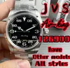 JVS 126900 Air-King Luxury Men's Watch 3230 Ingen kalenderutrustning Mekanisk rörelse 904L Rostfritt stål 40mm Super Swiss Luminous Business Casual