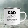 Tasses Meilleur Papa Imprimer Drôle Émail Creative Tasses À Café Tasses De Camping Poignée Verres Tasse De Vacances Les Meilleurs Cadeaux De Fête Des Pères pour Hommes R230713