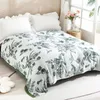 Blankets Bamboo Cotton Summer Quilt Adult Bedding Blanket Bedspread 150 200 Cm 2 Layers Muslin Sleeping Gauze For Afternoon Nap