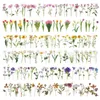 Geschenkpapier 240 Stück Vintage Tulpen Pflanze Blumen Aufkleber Tagebuch DIY Handkonto Dekoration Collage Aufkleber