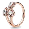 Nuovo anello popolare in argento sterling 925 Eleganti forme geometriche Grazia eterna Perla Stringa di perline Anello per gioielli da donna L230704