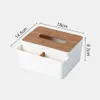 Cajas de pañuelos Servilletas Porta pañuelos Cubierta extraíble Caja de pañuelos con tapa Caja de papel Caja de pañuelos Soporte para el hogar boite a mouchoirs R230715