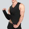 Mens Tank Tops No Trace Men Colete Roupa Interior Para Camisola Transparente Camisas Bodyshaper Masculino Fitness Decote V Fino Sem Mangas 4XL 230713