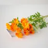 装飾的な花シミュレートされたデイジーchrysanthemumカモミールリビングルーム装飾人工花シルク