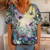 Camisetas de verano de manga corta para hombre, jersey informal con estampado 3D, camisa holgada, Tops de negocios para mujer