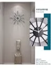 Horloges murales moderne minimaliste horloge salon couloir fond muet montre créative personnalisée silencieuse décoration de la maison