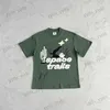 Heren T-shirts Broken Planet heren T-shirt Space Trails T Shirt Agave Green Couple's Cosmic Peaks Tops Original Shorts Drip Drill T230714