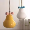 Pendellampor rosa båge glas ljus söt sovrum sovrum lampa nordisk romantisk prinsessrum liten flicka dekor suspenderad led