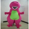 2018 Rabatt Factory Profession Barney Dinosaur Mascot Costumes Halloween Cartoon Adult Size Fancy Dress290h