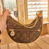 أفضل حقائب المصمم الفاخرة حلقة Croassant Bag Bag Houtte Hobo مصمم نصف مون الرغيف الفرنسي تحت ربح حقيبة اليد Crossbody Collection Collect