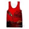 Herren Tank Tops CAVVING 3D Gedruckt Coke Harajuku Weste Sommer Unterhemd Shirts Streetwear Für Männer/frauen