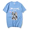 メンズTシャツ夏の女性Y2KトップKPOPジーンズプリントハラジュクコットンTシャツファッションカジュアル特大2023