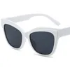 Mode lunettes de soleil unisexe oeil de chat lunettes de soleil simplicité Adumbral Anti-UV lunettes petit cadre lunettes rétro ornemental