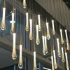 Hängslampor Enkel/dubbel vatten droppar lampa kristallglas led ljuskrona restaurang butik showroom sovrum matsal badrum