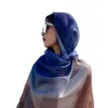 Шарфы шеи волосы моды мода повязка на голову kerchief bandanas print шелк шарф женский аксессуары для девочек шейный шейный шаль