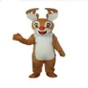 2019 Factory new Reindeer Adult Mascot Costume fancy dress224a