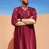 Ethnic Clothing Muslim Men Robe Embroidered Loose Luxury Long Skirt Ramadan Prayer Kaftan Pakistan Attire Thobe Gentleman Traditional Dress 230713