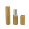 Bouteilles de stockage 20pcs Tube de rouge à lèvres en bambou vide 12.1mm Conteneur à lèvres en bois DIY Gloss Cosmetic