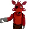 2019 Usine directe Five Nights at Freddy's FNAF Creepy Toy mascotte Foxy rouge Costume Costume Halloween Noël Anniversaire Dr2457