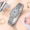 Dameshorloges Diamond Women Gold Watch Ladies Wrist Luxury Brand Bracelet Female 230714