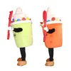 Simulation Ice Cream Mascot Costume Halloween Christmas Fancy Party Dress Summer Cartoon Character Suit Carnival Unisex Adults Out199N